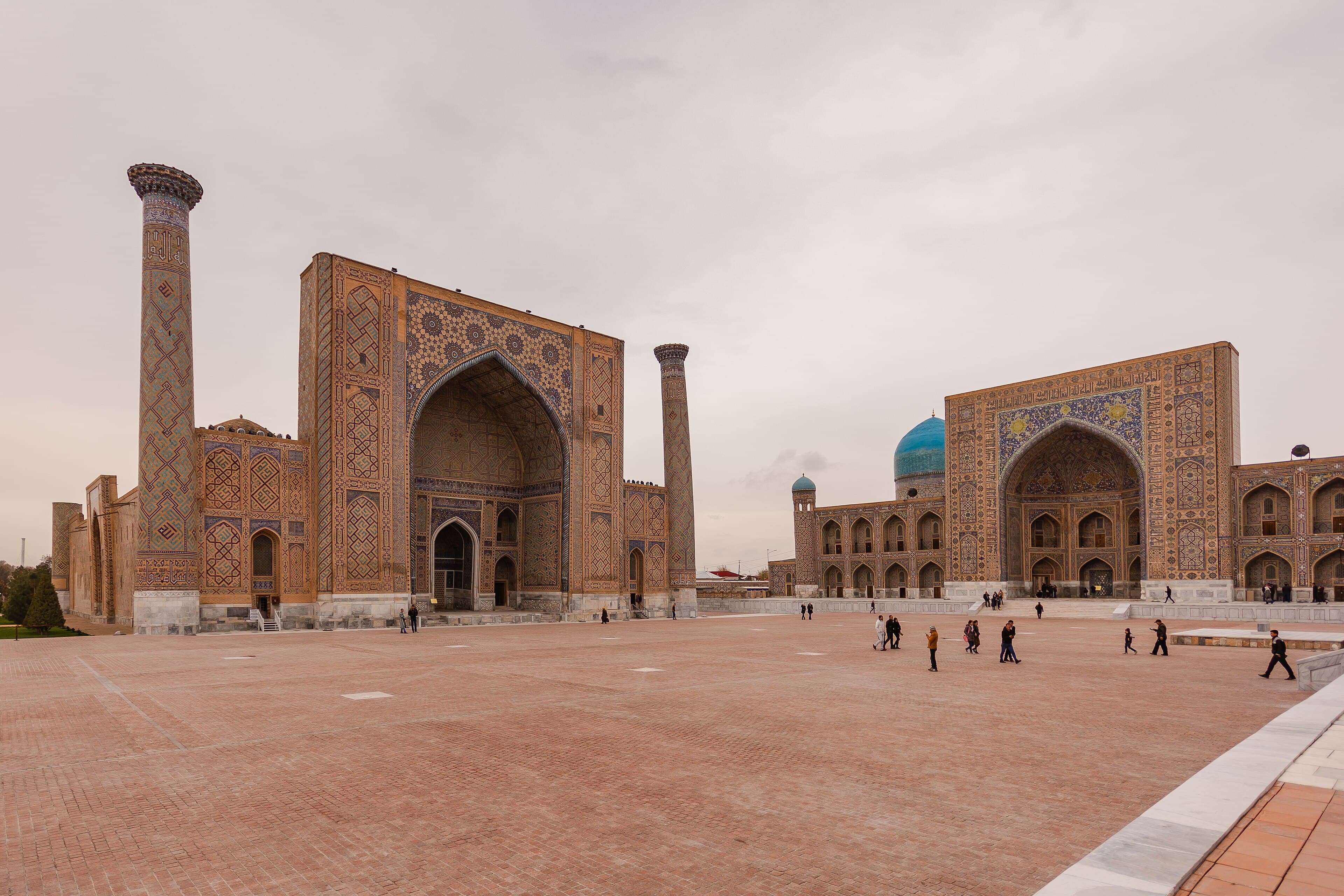 Registan Square and its madrasas in Samarkand
