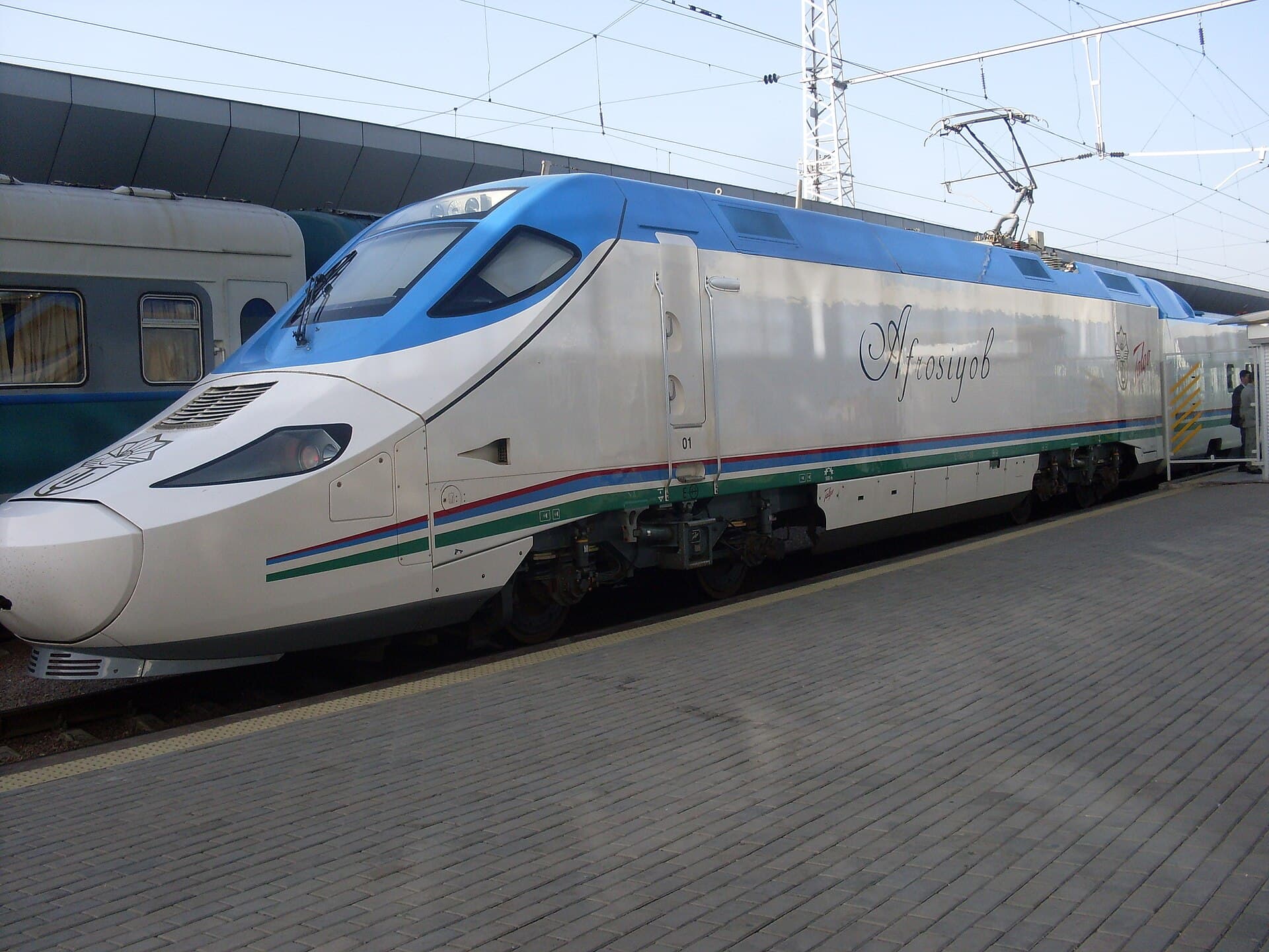 Afrosiyob high-speed train in Uzbekistan